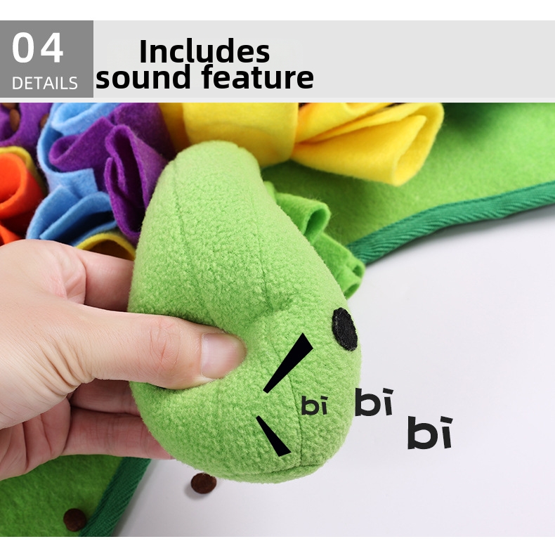 Pet Sniffing Mat For Dogs And Turtles Educational Slow Feeding_voghion.com