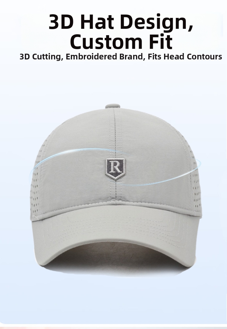 Quick Drying Breathable Mesh Baseball Cap For Women Sun Protection_voghion.com
