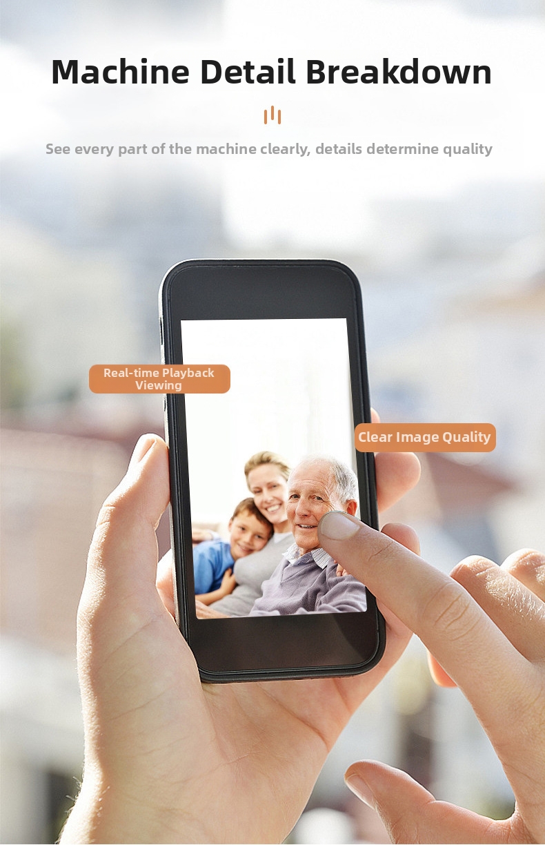 Wireless Security Camera Hd Wide Angle Wifi Surveillance Camera_voghion.com