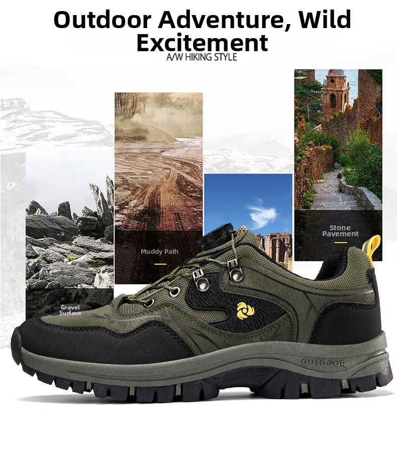 Herren Wanderschuhe Für Outdoor Sport Und Freizeit Mit Profilsohle_voghion.com