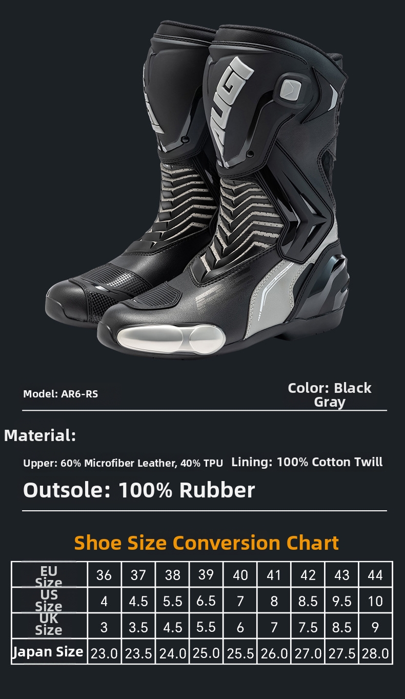 Bottes de moto professionnelles pour course et protection_voghion.com