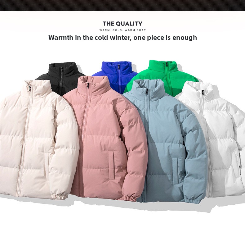 Cotton Jackets For Men And Women, 2024 New Cotton Jackets, Winter Clothes, Stand Up Collars, Bread_viptrois.com