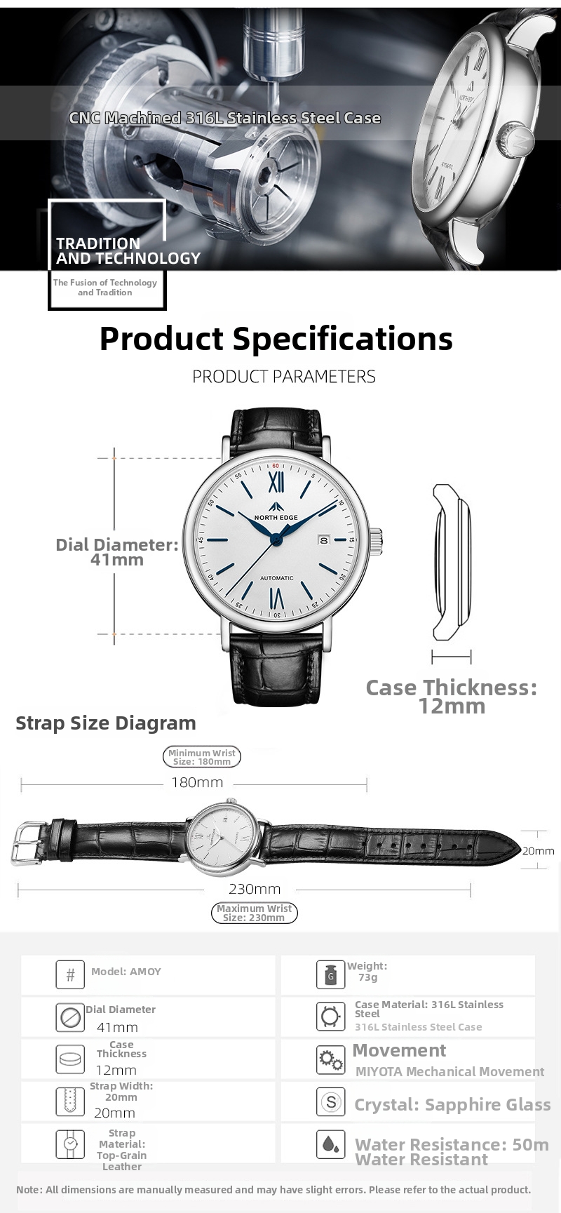 Classic Men's Automatic Mechanical Skeleton Watch Business Style_voghion.com