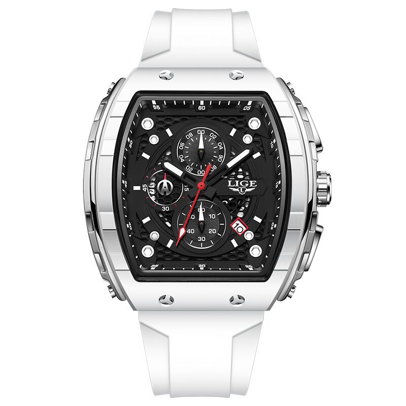Men's Sports Quartz Watch Multifunction Waterproof Luminous Calendar Six Hand Business Watch_voghion.com