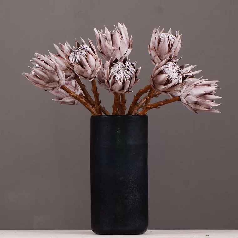 American-Style Pastoral Vintage Living Room Indoor Dining Table Decoration Artificial Flowers Fake Flowers Artificial Dried Flowers Dried Emperor Flowers