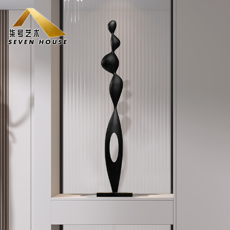 Hotel Lobby Decoration Abstract Sculpture Ornaments Crafts House Stairs Hallway Floor Artwork