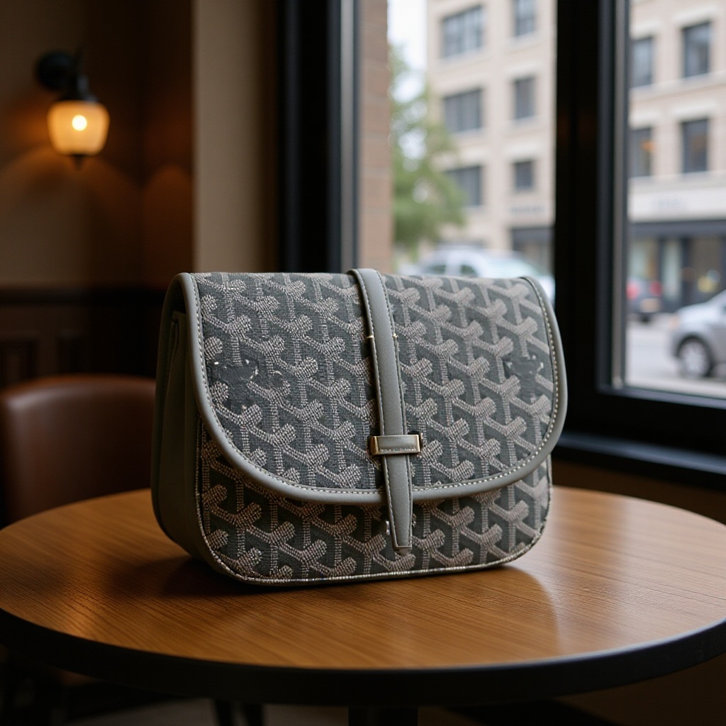 Dog Tooth Small Saddle Bag Fashionable Shoulder Bag New Model Unisex Versatile Crossbody Bag with Logo Export Version