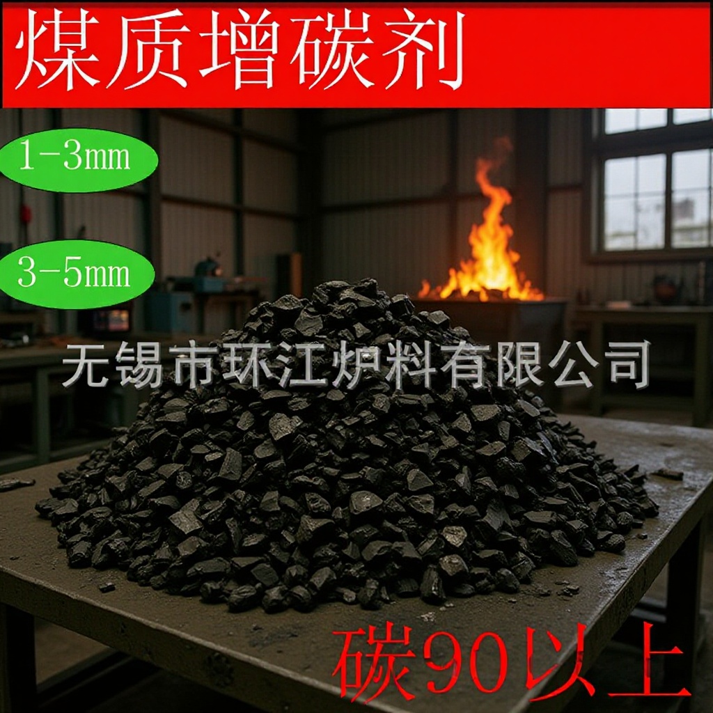 现货供应各种规格煤质增碳剂 适用灰铸铁 钢厂 3-5mm煅煤增碳剂