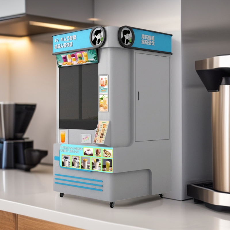 Machine Zan large unmanned self-service coffee machine ground automatic ice-making coffee machine milk tea machine commercial factory direct sales Machine Zan large unmanned self-service coffee machine ground automatic ice-making coffee machine milk tea machine commercial factory direct sales