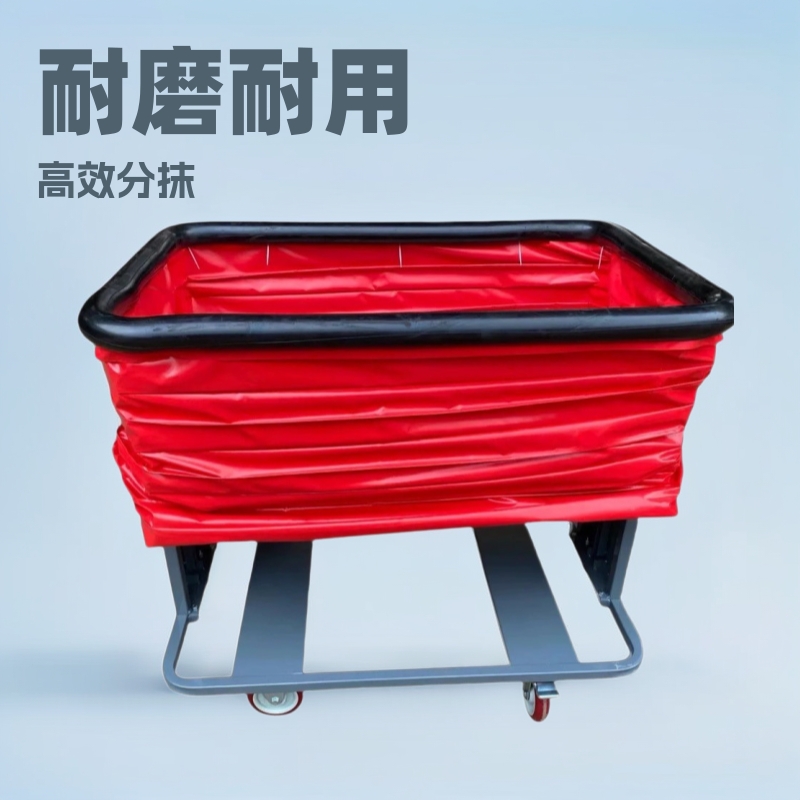 工厂低价：中型快递分拣弹力车快递弹力框筐自浮筐物流周转车