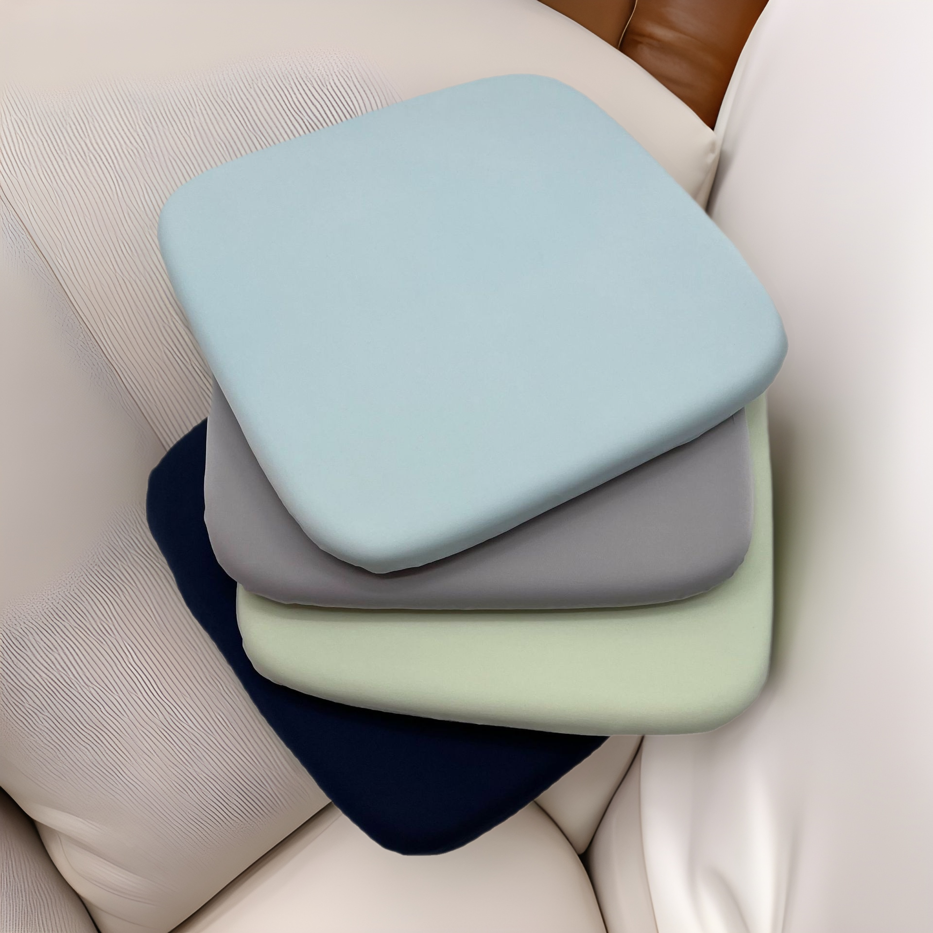 Factory wholesale summer cool ice silk memory cotton cushion office home dining chair slow rebound cushion memory