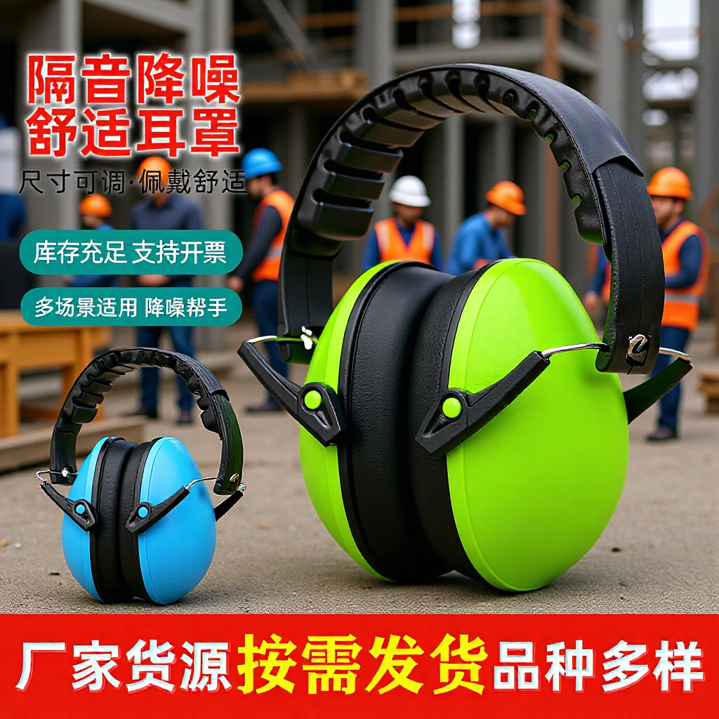 [Factory] sleep protection earmuffs children's sound insulation earmuffs children's noise-proof headphones sleep noise reduction earmuffs