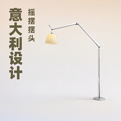 意大利Tolomeo摇臂伸缩中古落地灯卧室客厅书房钓鱼灯氛围业风