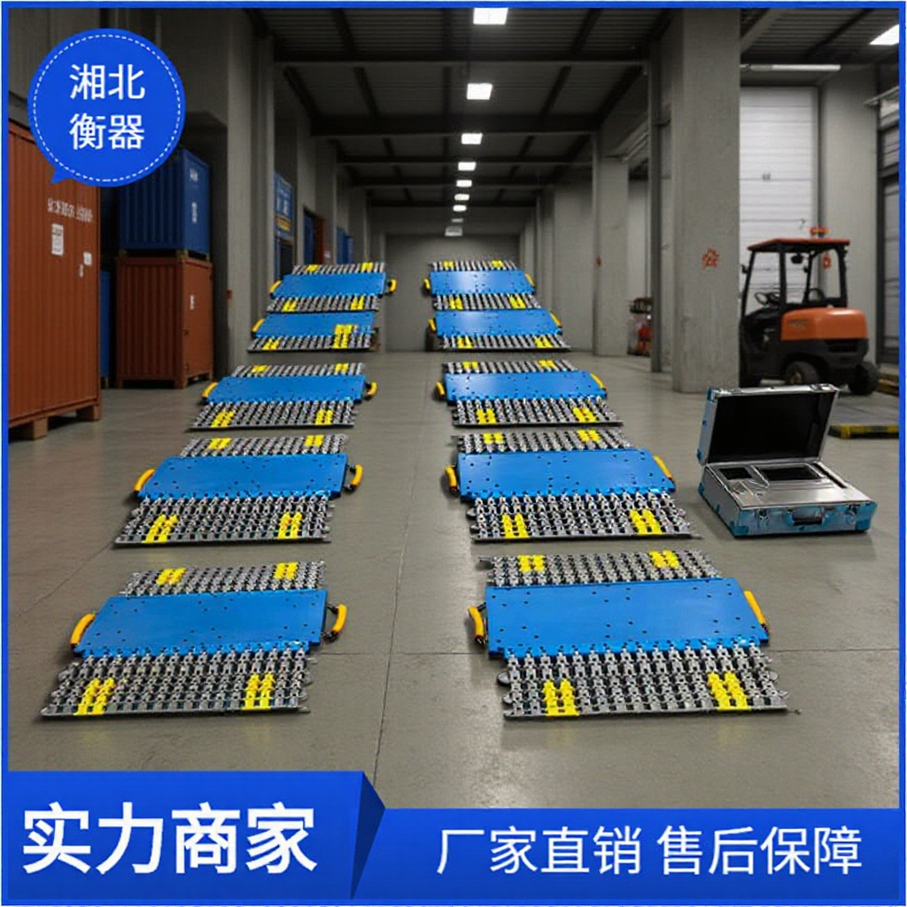无线轮轴荷仪 静态4块6块10块12块称重板商用车 便携式轮重轴重仪