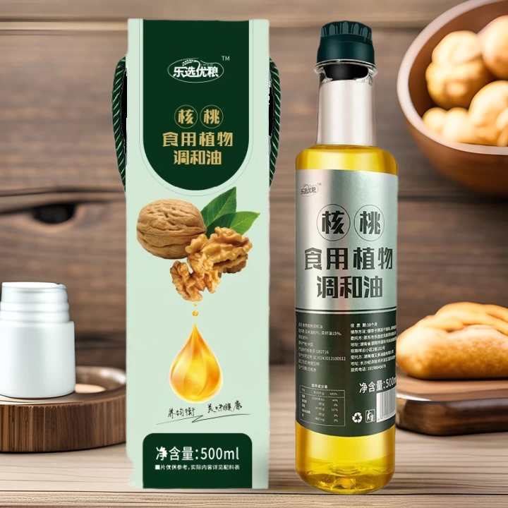 Le Xuanyou зерно прямое пакетное масло грецкого ореха смесь масла маленькая бутылка масло камелии масло Компания подарок 500 мл пластиковая бутылка