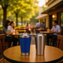 跨境新款二代304不锈钢20oz开瓶器车载保冷啤酒杯户外便携咖啡杯