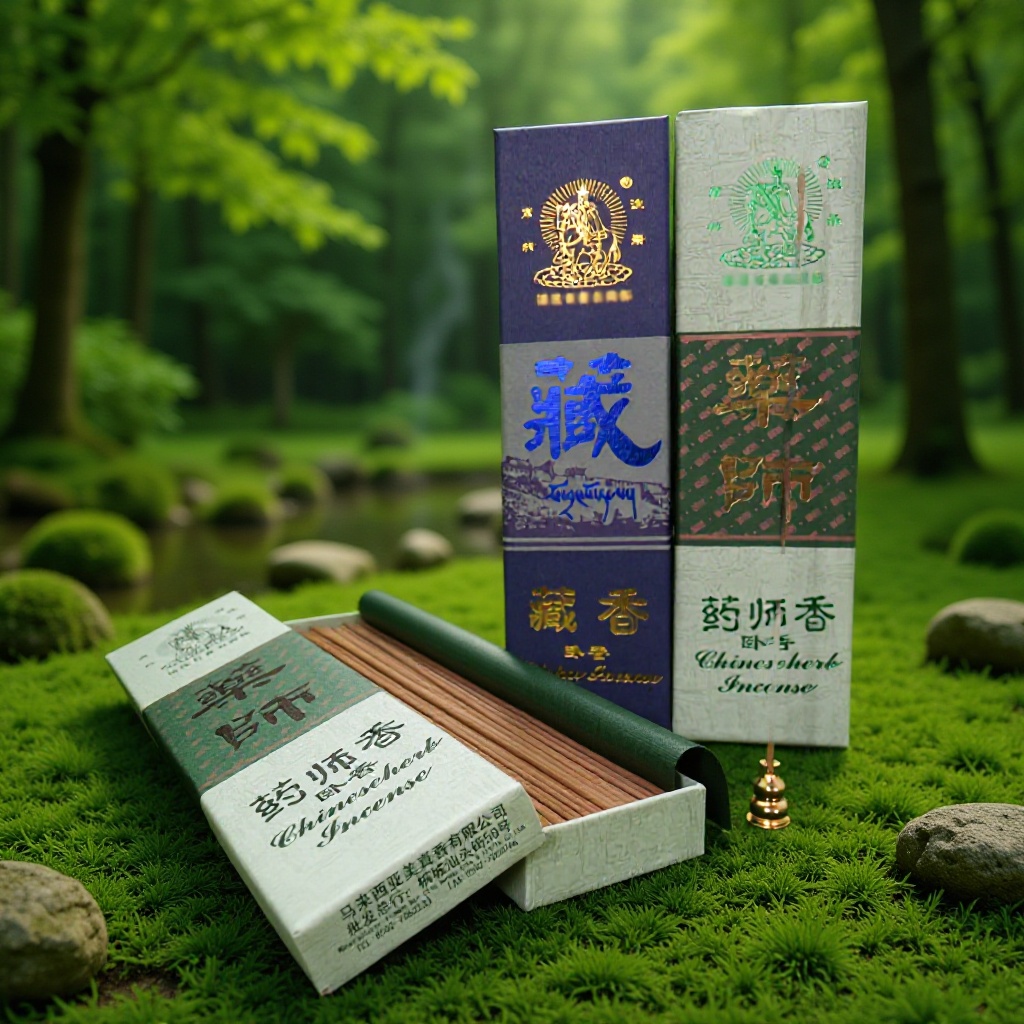 美真香三藏牌药师香藏香线香熏香供香佛香批发包邮礼佛跨境热销