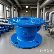 新型铸铁水力控制止回阀 橡胶瓣防逆流DN65双雷