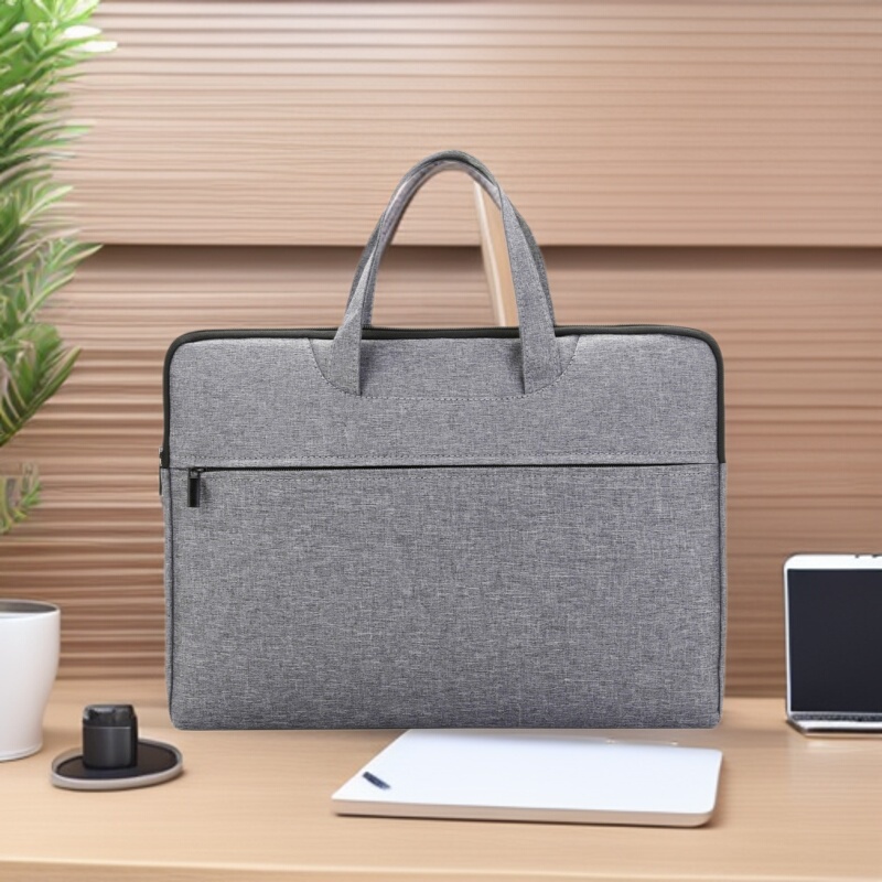 Portable Document Briefcase Information Bag Document Bag Large Capacity Office Business Leisure Conference Bag Custom Logo