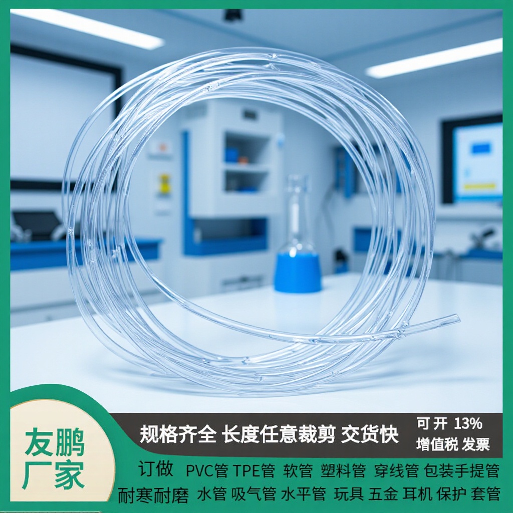 亚马逊新款透明PVC管保护穿线软管 肩带手袋塑料空心不褪色套管