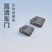 源头工厂汽车迎宾免接线大灯碳纤纹红外车门感应投影LOGO照地灯