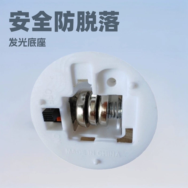 Безопасный светильник с защитой от падения, теплый свет, подвижная подставка, игрушка-поделка, экологически чистый держатель для лампы, батарейный отсек, ночник