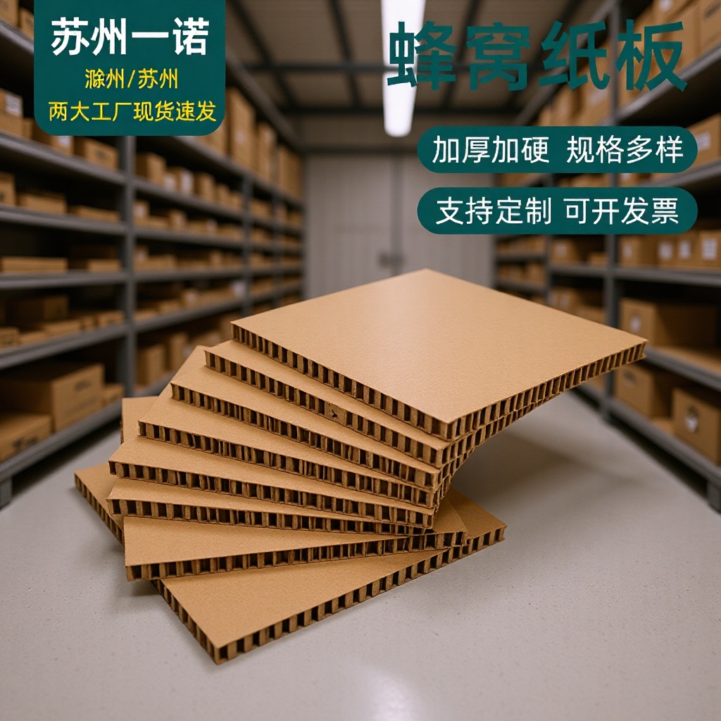 现货供应蜂窝纸硬纸板高密度板箱打包缓冲防震