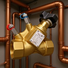 �ȹ�JOHNSON��ɭVPS-N��̬����ƽ�ⷧ32DN25��ͭ������46�緧