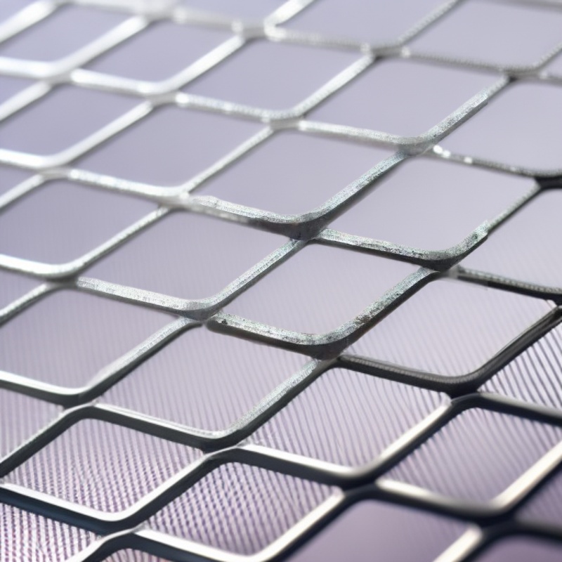 金属菱形拉伸网防滑脚踏网镀锌钢板网铁丝菱型吊顶幕墙装饰网厂家