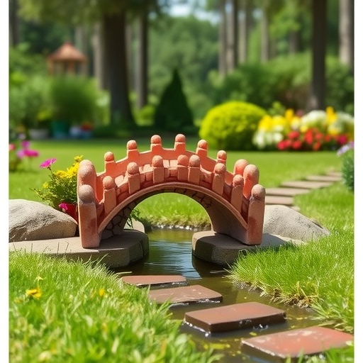 Two-color arch bridge Moss micro-landscape fleshy material potted diy ornaments
