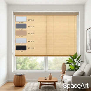 Factory-Type Aluminum Blinds for Office, Bathroom, Kitchen, and Home Use, Waterproof, Blackout, Retractable Roller Blinds with Hidden Holes, No Drilling Required