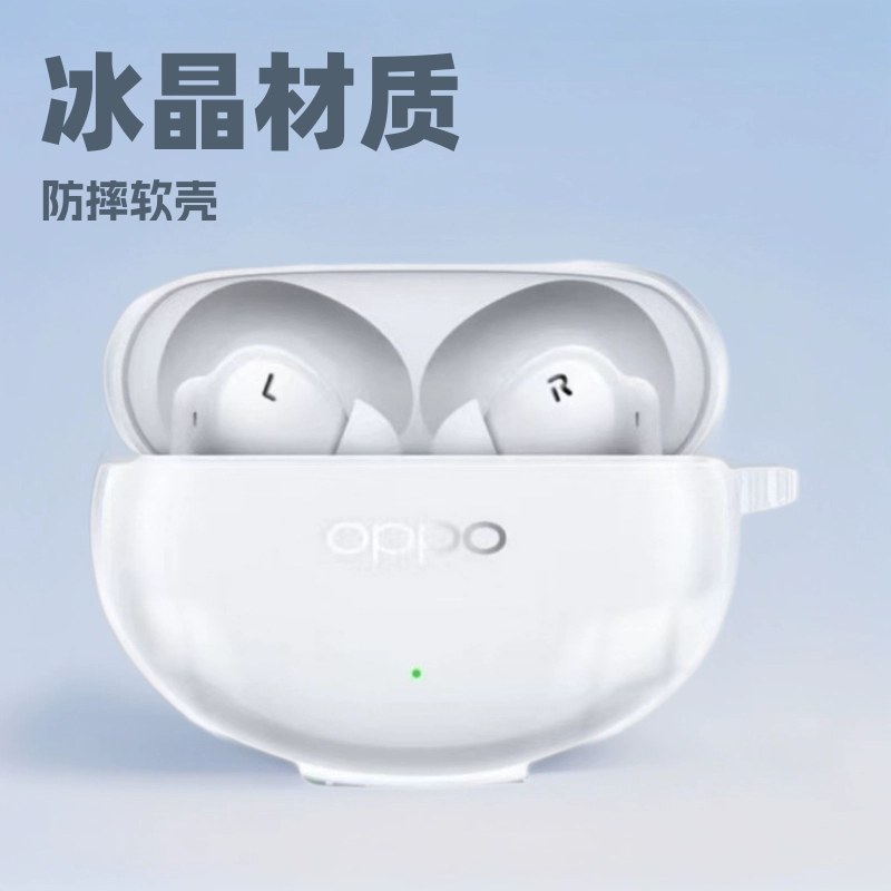 Oppo совместимый чехол-защитa для наушников, прозрачный, премиум, защита от падений