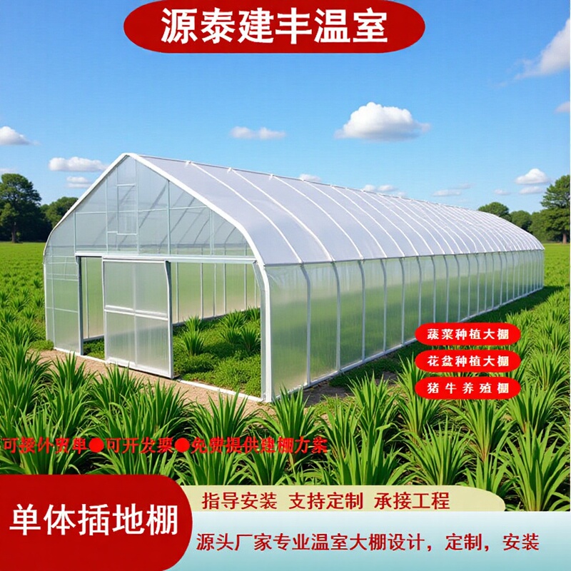 Hot-Dip Galvanized Smart Greenhouse, Custom Greenhouse Frame