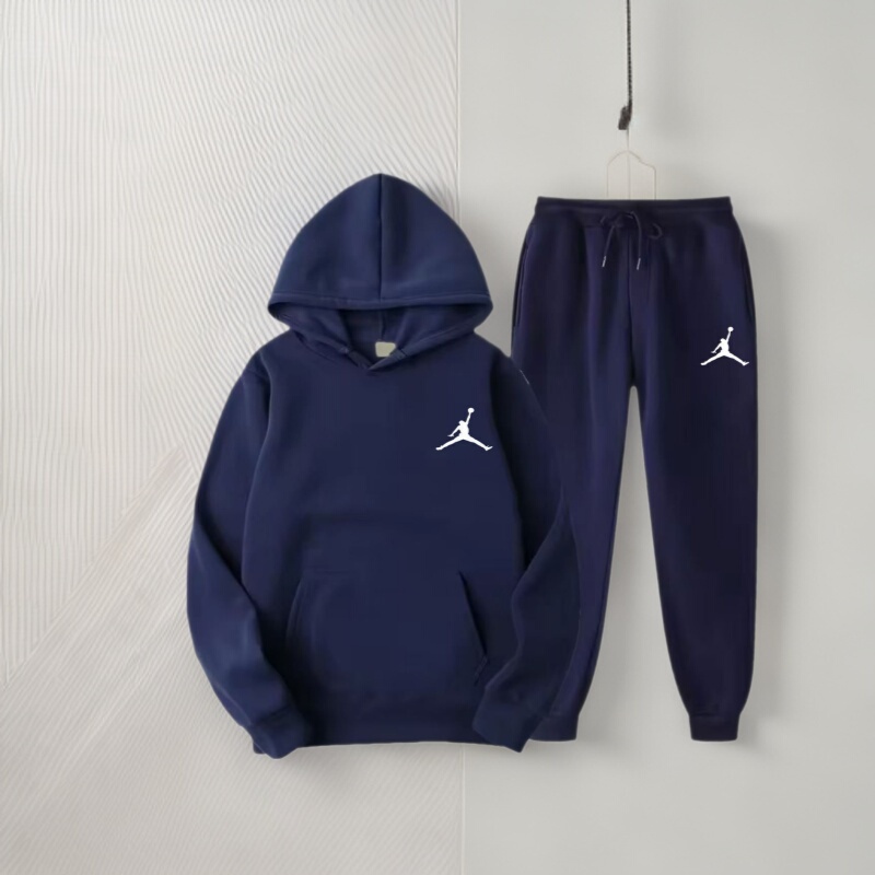 Cross-Border New Autumn and Winter Versatile Men's and Women's Sweatshirt Set, Hooded Pullover, Simple Casual Sports Suit Cross-Border New Autumn and Winter Versatile Men's and Women's Sweatshirt Set, Hooded Pullover, Simple Casual Sports Suit