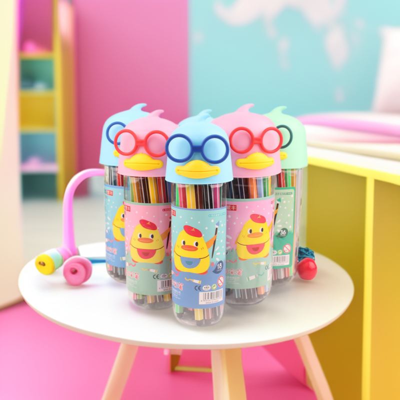 Venta al por mayor de los niños lavado color pluma estudiante de escuela primaria pollo color pluma traje kindergarten arte graffiti pintura cepillo