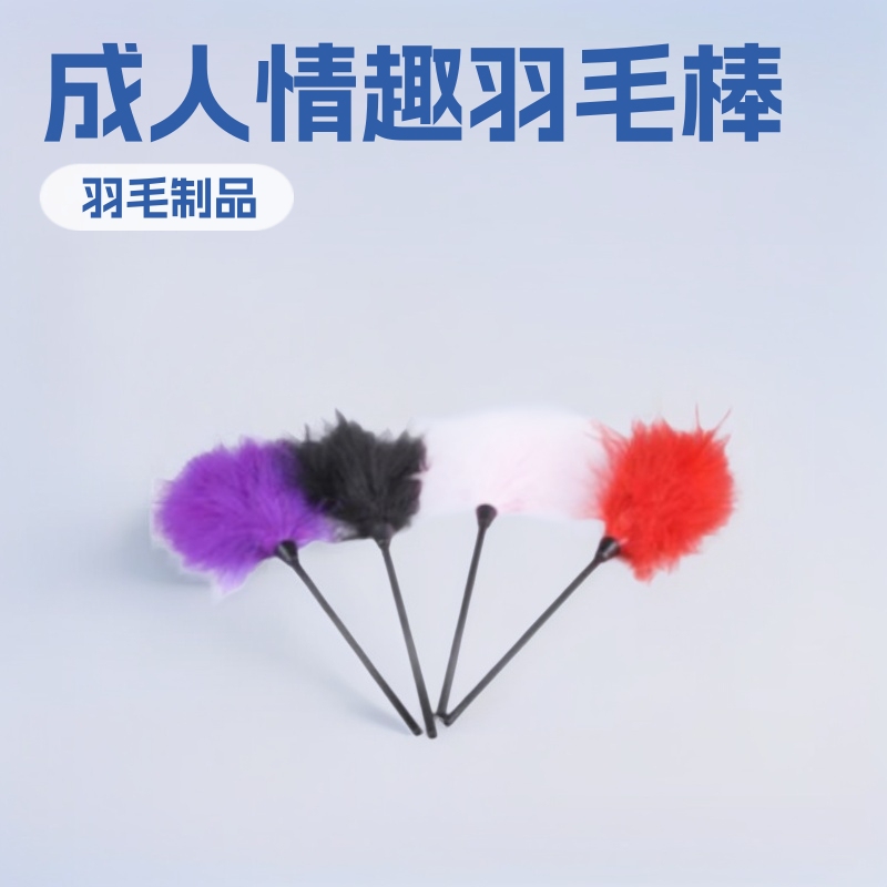 Feather racket SM alternative supplies sexy feather feather brush stick adult factory wholesale one-piece delivery