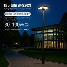 太阳能路灯户外庭院灯室外防水家用花园别墅小区感应高杆灯led灯