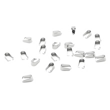 不锈钢瓜子扣 吊坠瓜子扣 项链坠扣 钛钢DIY饰品配件现货批发