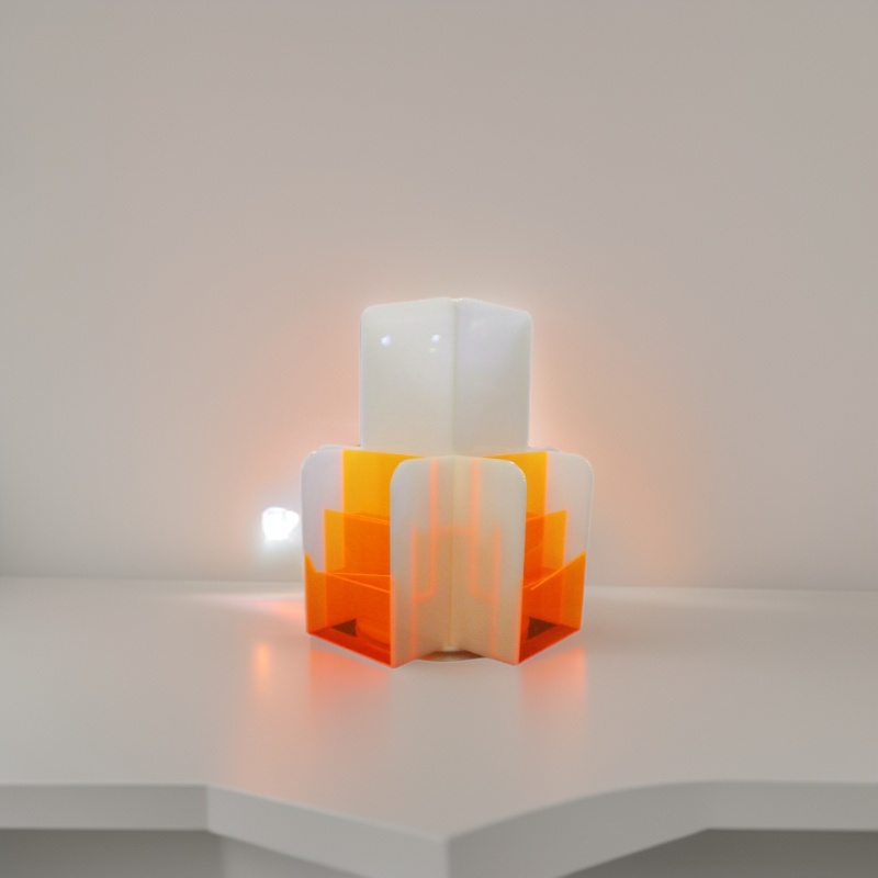 亚克力资料架 有机玻璃展架 宣传单放置架 荧光旋转资料展示架