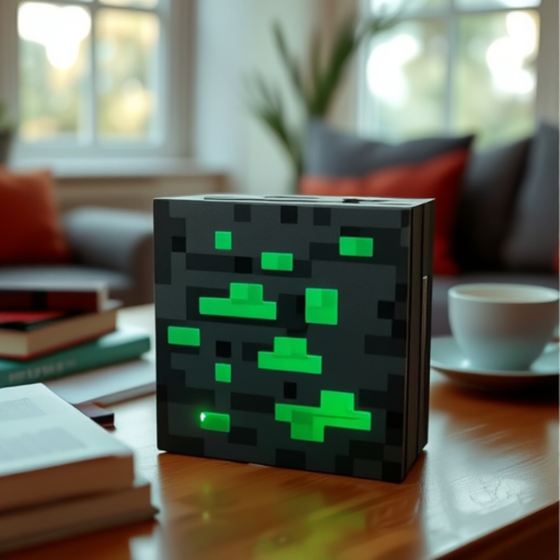 Lámpara de Antorcha de Minecraft, se Puede Colgar en la Pared, Lámpara Nocturna Recargable, Juguetes Periféricos, Poción que Cambia de Color, Modelo de Mineral, Creativo