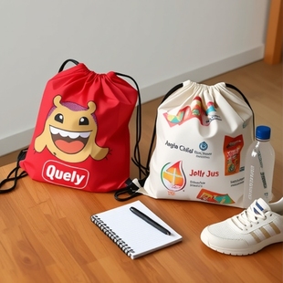 Spot waterproof 210d polyester bundle pocket advertising event backpack bag heat transfer drawstring bag wholesale