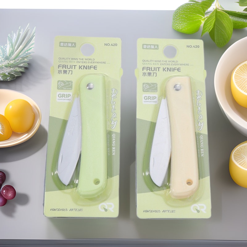 Jinda strongman 420 fruit knife modern minimalist folding knife kitchen peeling knife small size scraping knife in stock wholesale