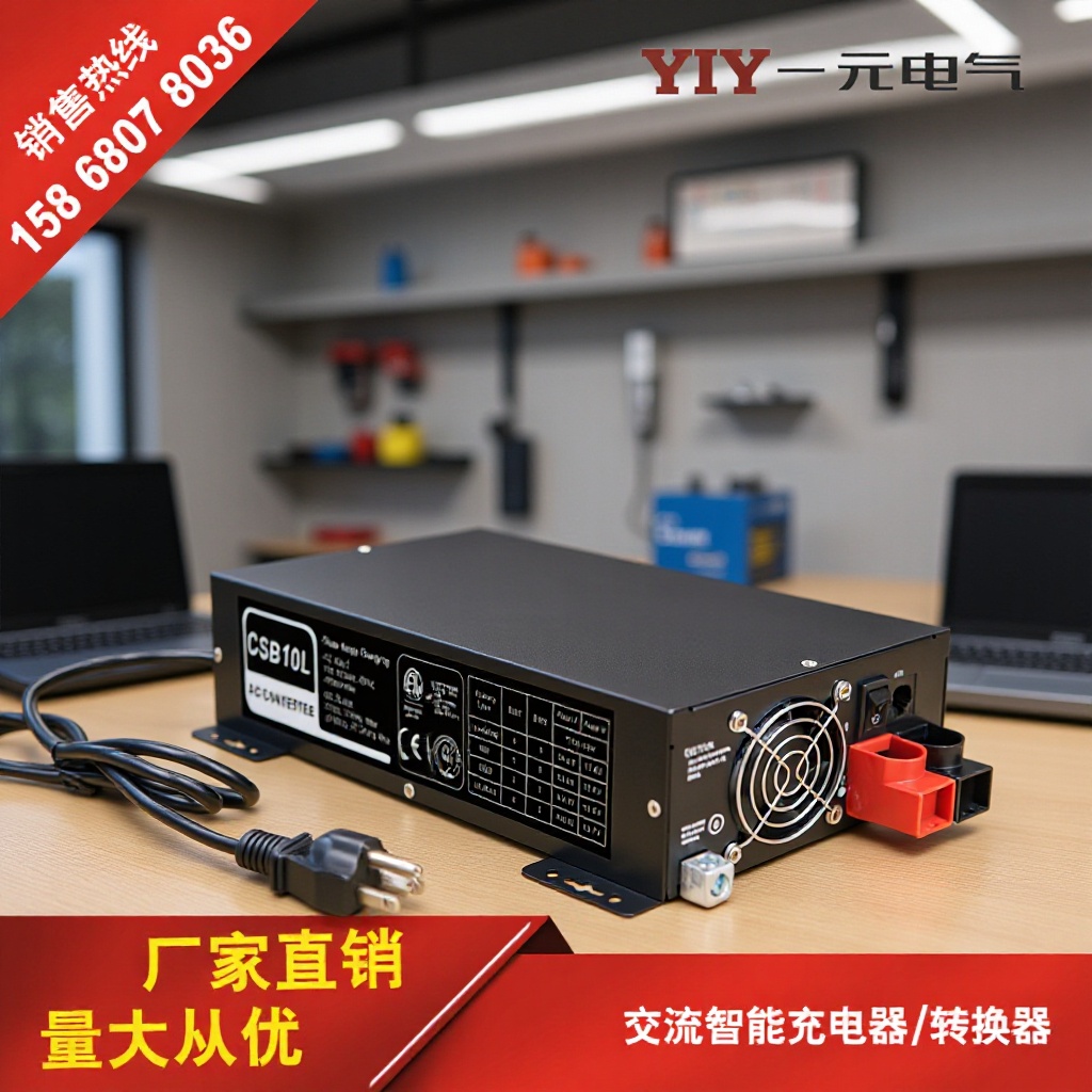 YIY厂家直销1000W12V24V48VDC充电器大电流电池铅锂电池交流转换