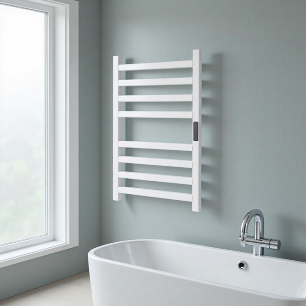 Electric Heated Towel Rack Bathroom Electric Heating and Drying Integrated Towel Rack Embedded Temperature Control Carbon Fiber Heating
