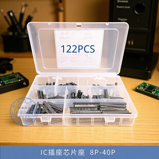 IC����122PCS���ɉK��Ƭ�CֱDIP�A��оƬ������8P-40P�S�����l