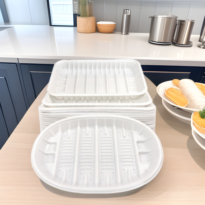 スーパーの使い捨てトレイ生鮮果物野菜商用食品級包装プラスチック皿新鮮保持包装箱卸売り