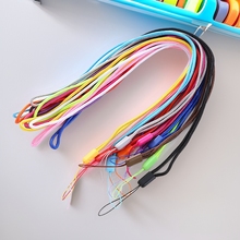 现货供应3.0圆形尼龙编织挂绳长款U手机证件卡相机胸牌工牌挂脖