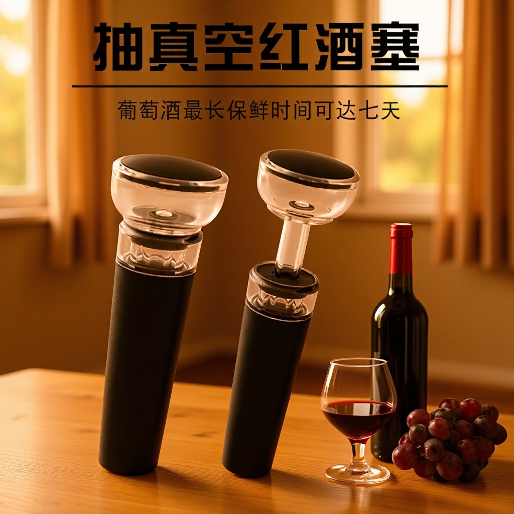 家用葡萄酒瓶香槟塞橡胶红酒瓶塞子食品级硅胶抽拉式抽真空密封塞
