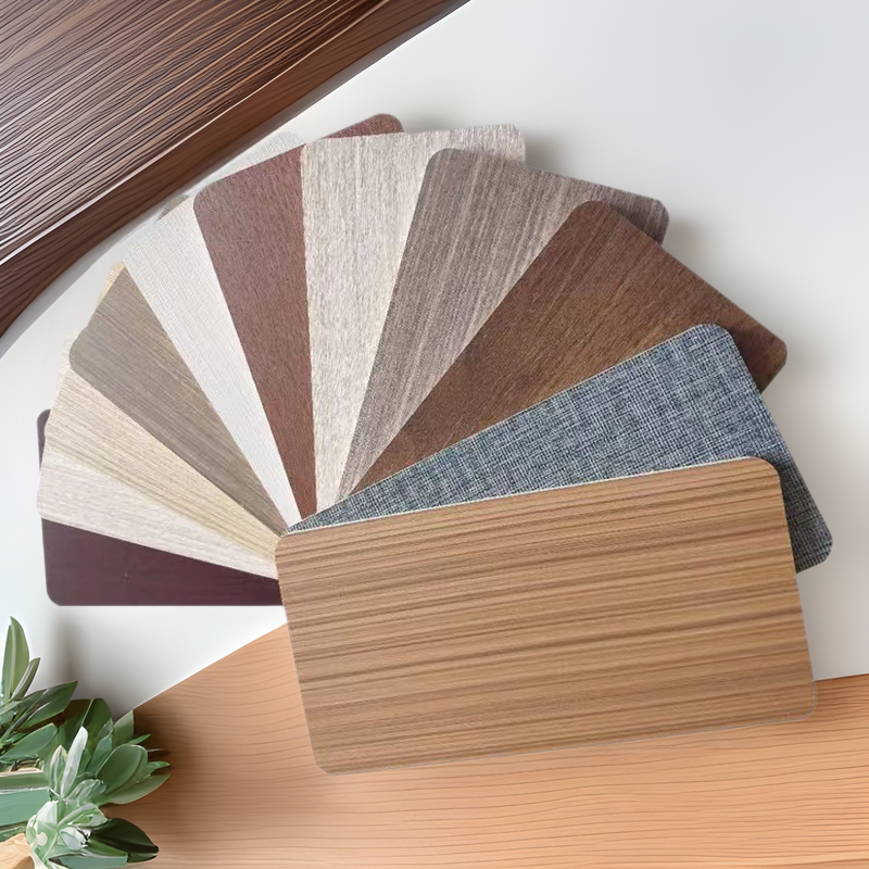 Carbon crystal board wood veneer wall panel wood veneer decorative board bamboo fiber integrated wall panel bamboo charcoal wood metal plate