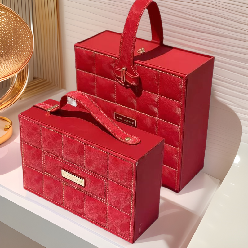 High-end business gift gift box holiday gift box high-end leather box jewelry packaging box wholesale